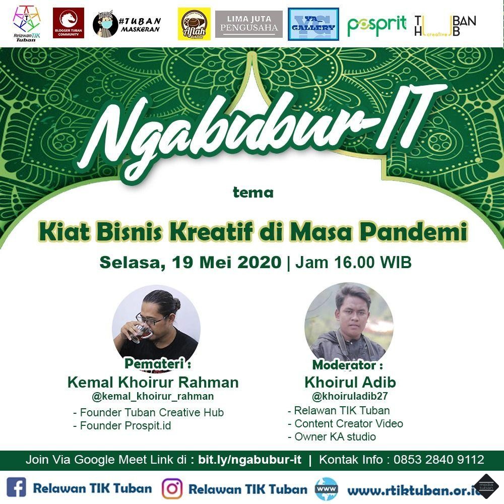 NgabuburIT RTIK - Kiat Bisnis Kreatif di Masa Pandemi