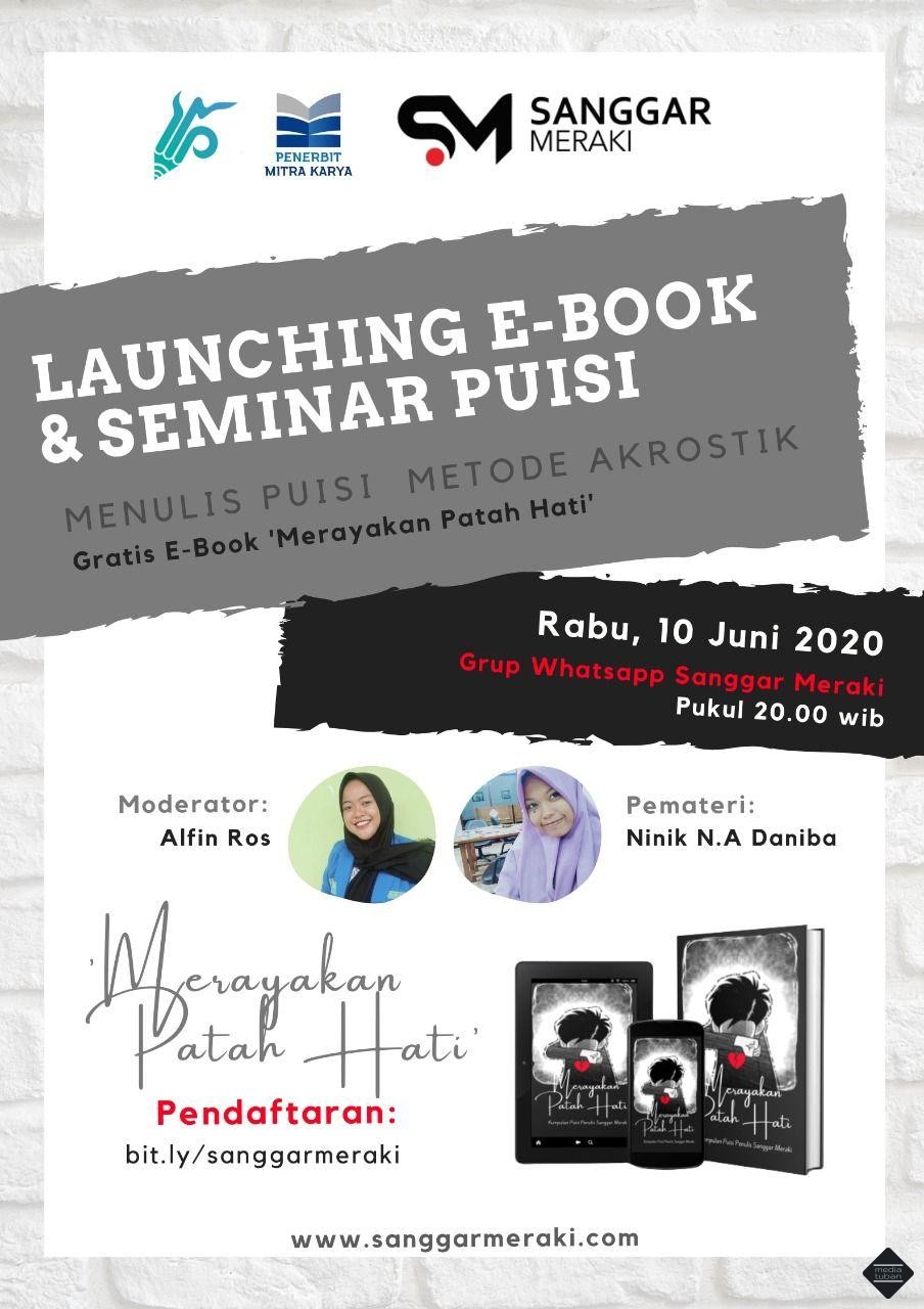 LAUNCHING E-BOOK & SEMINAR PUISI Sanggar Meraki