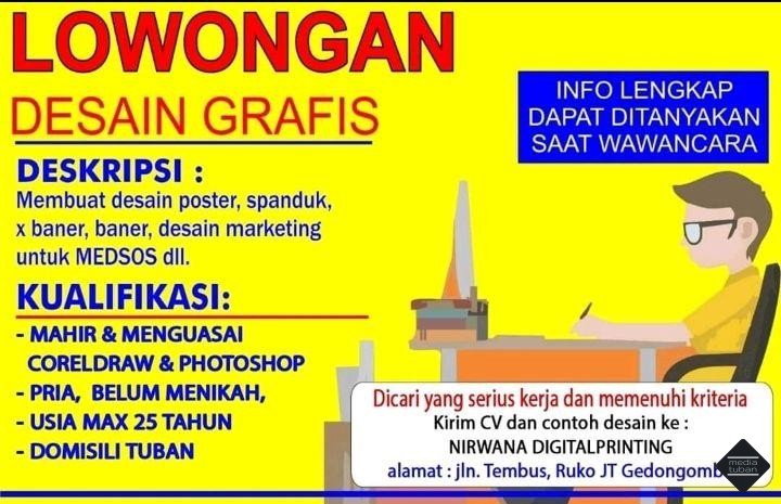 Lowongan Design Grafis Nirwana Digital Printing
