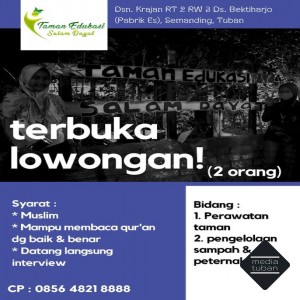 Lowongan Kerja taman edukasi salam dayat